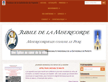 Tablet Screenshot of cathedraledepapeete.com